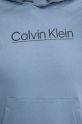 Bavlněná mikina Calvin Klein K10K113576 modrá