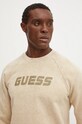 Хлопковая кофта Guess ALIOTH бежевый Z4BQ07.FL050