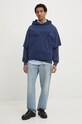 Desigual hanorac de bumbac NUEVOMEXICO 24WMSK19 bleumarin AW24