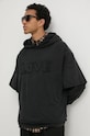 Desigual hanorac de bumbac NUEVOMEXICO negru 24WMSK19