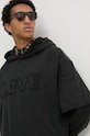 Desigual hanorac de bumbac NUEVOMEXICO 24WMSK19 negru
