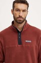 Columbia bluza sportowa Steens Mountain Half Snap brązowy 2097721