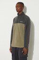 Columbia felpa da sport Steens Mountain Half Snap verde 2097721