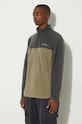 Columbia sports sweatshirt Steens Mountain Half Snap green 2097721