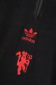 Φλις μπουφάν adidas Originals x Manchester United IS6528 μαύρο