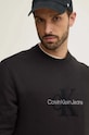 Bavlněná mikina Calvin Klein Jeans černá J30J326144