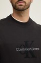 Bavlněná mikina Calvin Klein Jeans J30J326144 černá