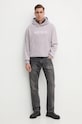 Памучен суичър Calvin Klein Jeans J30J326147 сив AW24