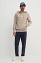 Bavlněná mikina Calvin Klein Jeans J30J326875 béžová AW24