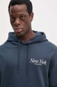 Хлопковая кофта Calvin Klein Jeans тёмно-синий J30J326876