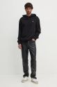 Βαμβακερή μπλούζα Calvin Klein Jeans J30J327318 μαύρο AW24