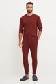 Calvin Klein Underwear longsleeve piżamowy 000NM2234E czerwony AW24
