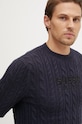 Sveter s prímesou vlny Guess ELWYN tmavomodrá M4BR11.Z3HA2