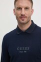 Guess sweter z domieszką wełny DORAN granatowy M4YR04.Z3052