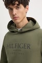 Mikina Tommy Hilfiger zelená MW0MW35523