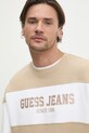 Μπλούζα Guess Jeans μπεζ M4BQ39.K9V31