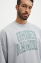 Pulover Under Armour Icon HWT Terry siva 1386548