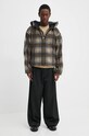 Флисовая кофта Y/Project INSERT HOOD FLEECE PULLOVER 209JA003 бежевый AW24