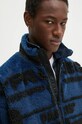 Куртка Y/Project PARIS' BEST JACQUARD FLEECE JACKET тёмно-синий 209JA002