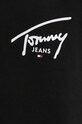 Bavlněná mikina Tommy Jeans DM0DM19230 černá