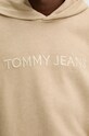 Хлопковая кофта Tommy Jeans DM0DM19741 бежевый