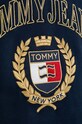 Βαμβακερή μπλούζα Tommy Jeans DM0DM19755 σκούρο μπλε