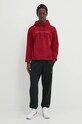 Mikina Tommy Jeans DM0DM20503 burgundské AW24