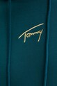 Mikina Tommy Jeans DM0DM20507 tyrkysová
