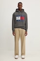 Tommy Jeans felső DM0DM20591 szürke AW24