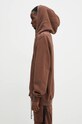 Pamučna dukserica Rick Owens Jumbo Gimp DU02D2283.F smeđa AW24