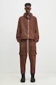 Pamučna dukserica Rick Owens Jumbo Gimp DU02D2283.F smeđa