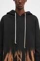 Хлопковая кофта Rick Owens Pullover Hoodie чёрный DU02D2285.FSUN