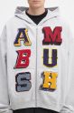 Μπλούζα AMBUSH Zip Up Sweatshirt γκρί BMBE003F24FLE0020505