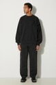Хлопковая кофта AMBUSH Hole Sweatshirt BMBA004F24FLE0011010 чёрный AW24
