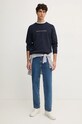 Mikina Tommy Hilfiger UM0UM03346 tmavomodrá SS25