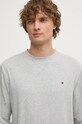 Tričko s dlouhým rukávem Tommy Hilfiger šedá UM0UM03366