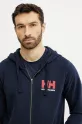 Helly Hansen bluza bawełniana HH LOGO granatowy 30393