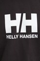 Bavlněná mikina Helly Hansen HH LOGO 30395 černá