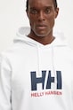 Helly Hansen bluza bawełniana HH LOGO biały 30394