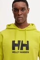 Βαμβακερή μπλούζα Helly Hansen HH LOGO κίτρινο 30394