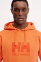 Хлопковая кофта Helly Hansen HH LOGO оранжевый 30394