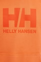 Бавовняна кофта Helly Hansen HH LOGO 30394 помаранчевий
