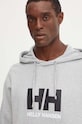 Бавовняна кофта Helly Hansen HH LOGO сірий 30394