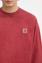 Carhartt WIP cotton sweatshirt Vista Sweat red I029522.H8GD