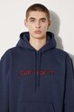 Carhartt WIP sweatshirt Hooded Carhartt Sweat navy I030547.2DDXX