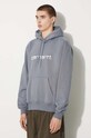 Carhartt WIP sweatshirt Hooded Carhartt Sweat gray I030547.2INXX