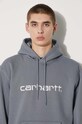 Carhartt WIP sweatshirt Hooded Carhartt Sweat I030547.2INXX gray