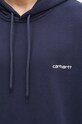 Carhartt WIP sweatshirt Hooded Script Embroidery Sweat navy I033658.2AHXX