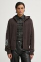 Одяг Вовняний кардиган ZADIG&VOLTAIRE KMCA00224 коричневий