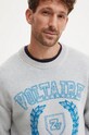 Вълнен пуловер ZADIG&VOLTAIRE сив KMSW00715
